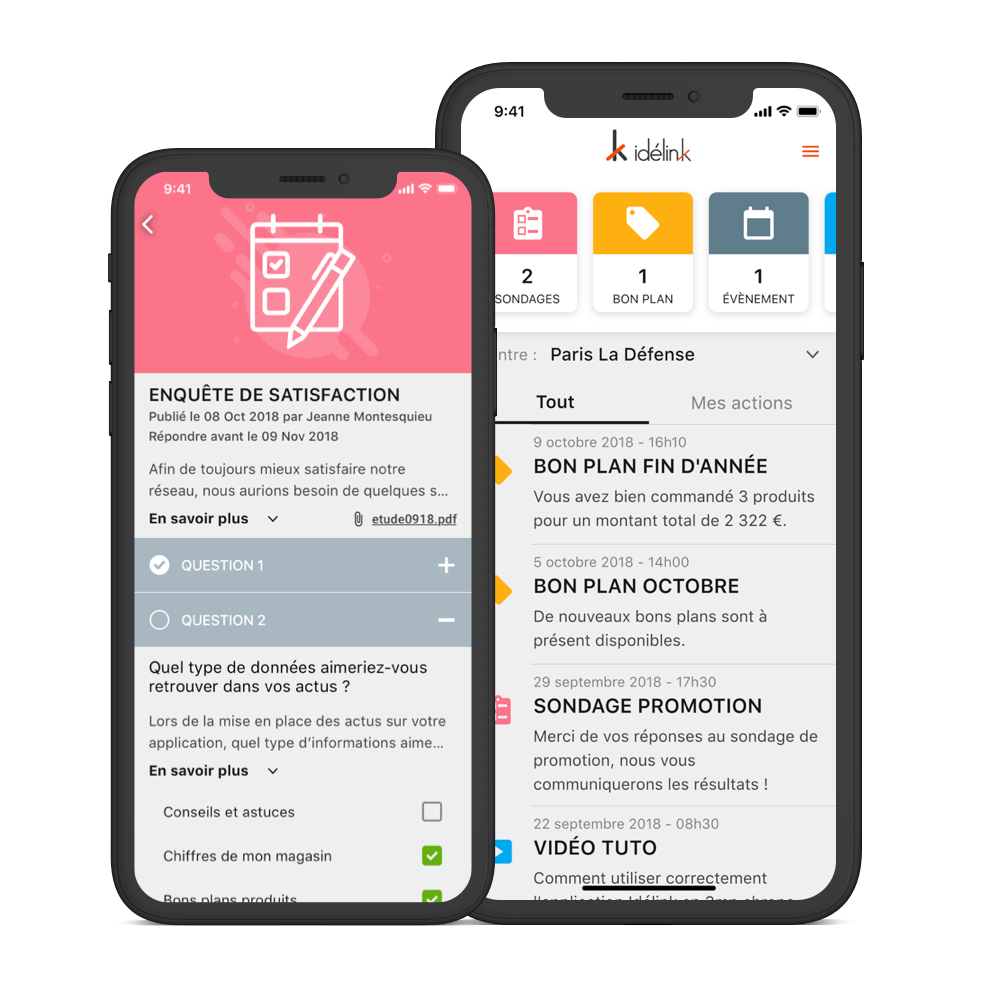 application mobile entreprise