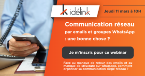 Communication réseau par emails et groupes WhatsApp : une bonne chose ?